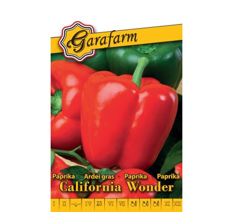 Paprika California Wonder - sladká